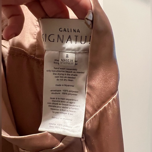 GALINA SIGNATURE Cowl Bridesmaid Dress - Picture 5 of 6